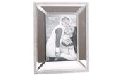 4x6'' Diamond Mirrored Photo Frame image