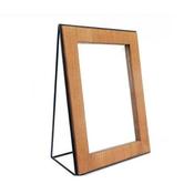 Sunburst Wooden Standing Mirror