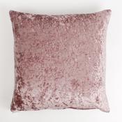 Crushed Velvet Cushion Cover Rose Pink 17" image