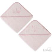 100% Cotton Hooded Towel Pink