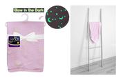First Steps Glow in the Dark Blanket Pink image