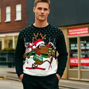 Pub Christmas Jumper Black-Small