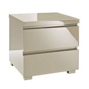Puro 2 Drawer Bedside Locker Stone