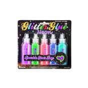 5 Pack Neon Glitter Glue image