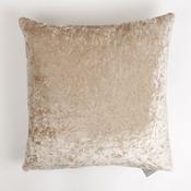 Crushed Velvet Cushion Cover Taupe 17" image