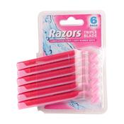 6 Pack Ladies Disposable Razors image
