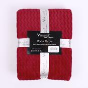 Throw Moda Plush 127x152cm Red