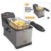 Quest Stainless Steel Deep Fat Fryer - 3 Litre