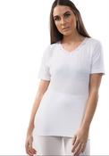 Women's Short Sleeve Thermal T-Shirt White image