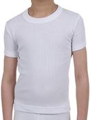 Kids White Thermal Short Sleeve T-Shirt image