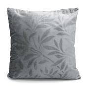 Velvet Leaf Cushion Cover Grey image