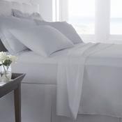 Elegance 100% Cotton Flat Sheet Silver image