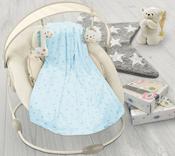 Boxed Star Blanket Blue