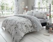 Birdie Blossom Grey Duvet Cover Set 