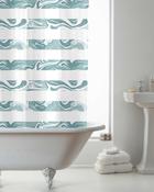 Shower Curtain Marble Wave 180x180cm