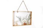 Dry Flowers Hanging Frame with Rope