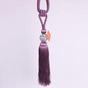 Diamante Tieback Plum T391  image