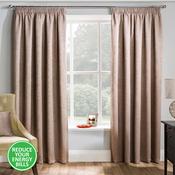 Matrix Latte Thermal Tape Top Curtains image