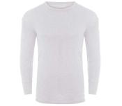 Kids White Thermal Long Sleeve T-Shirt image