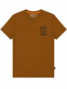 Men's Timberland T-Shirt Burnt Orange-Medium