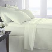 Elegance 100% Cotton Fitted Sheet Vanilla image
