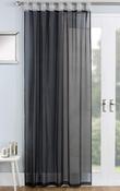 Vegas Black Voile Panel Curtains image