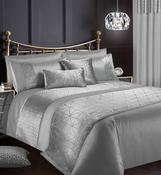 Vera Duvet Cover Set Silver by Velosso
