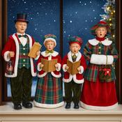 Christmas Carolling Family