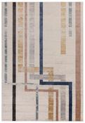 Viva Geometric Grid Pattern Multi-Colour Rug-160x220cm image