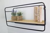 Weave Effect Shelving Unit Medium