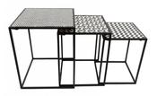 Set of 3 Aztec Tables