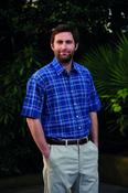Whitby Check Short Sleeve Shirt Blue by Champion image
