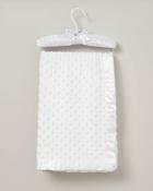 Baby Bubble Blanket White 75x75cm