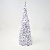 Sequins Cone Christmas  Tree White image