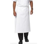 White Half Bib Apron - 103 - 005