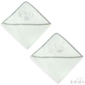 100% Cotton Hooded Towel White image