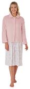 Women's Pink Fleece Button-Up Jacket -16/18