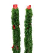 Chunky Green Christmas Garland 2.4 Metres Assorted image