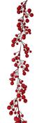 Glossy Jumbo Berry Garland 175cm
