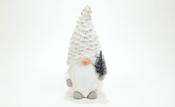 Christmas Santa With Pine Cone Hat &amp; Tree 25cm