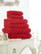 Zero Twist 100% Cotton Towel - Red