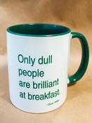 Oscar Wilde Mug - Breakfast Quote image