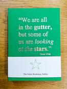 Gutter Pocket Blank Notebook - Green image