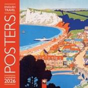 *50% OFF SALE* English Travel Posters Wall Calendar 2026 (Art Calendar) by Flame Tree Studio