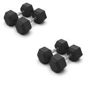 20kg and 22.5kg Hex Dumbbell Bundle image