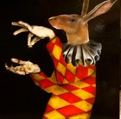  Hamilton Gallery The Harlequin Hare - Heidi Wickham image