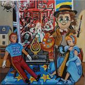  Hamilton Gallery Brown, Betty - The Music Room in Annamakerrig Dollshouse with the European Flag Carpet,
