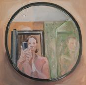  Hamilton Gallery Madert, Susan -  Self portrait in Hotel Bedroom