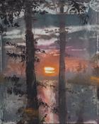  Hamilton Gallery Smith David, Orange-Grey Dusk, Lake Shore
