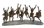  Hamilton Gallery Behan John- Dancing Buddhists (leaping)